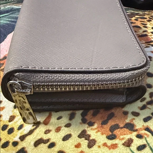 Michael Kors Gray Compact Wallet - Picture 3 of 9